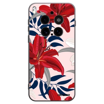 Picasee fekete szilikon tok az alábbi mobiltelefonokra Vivo X300 Pro - Red Lily