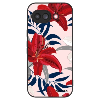 Szilikon tok erre a típusra Google Pixel 10a - Red Lily
