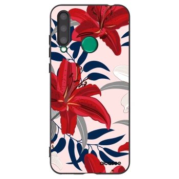 Picasee fekete szilikon tok az alábbi mobiltelefonokra Honor 20 Lite - Red Lily