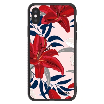 Picasee ULTIMATE CASE Apple iPhone X/XS - készülékre - Red Lily