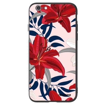 Szilikon tok erre a típusra Apple iPhone 6/6S - Red Lily