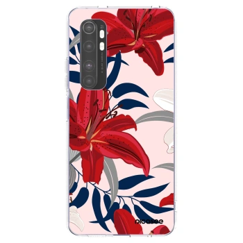 Picasee átlátszó szilikon tok az alábbi mobiltelefonokra Xiaomi Mi Note 10 Lite - Red Lily