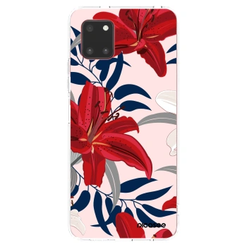 Picasee átlátszó szilikon tok az alábbi mobiltelefonokra Samsung Galaxy Note 10 Lite N770F - Red Lily