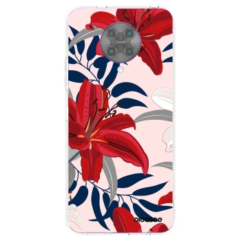 Picasee átlátszó szilikon tok az alábbi mobiltelefonokra Xiaomi Poco F2 Pro - Red Lily