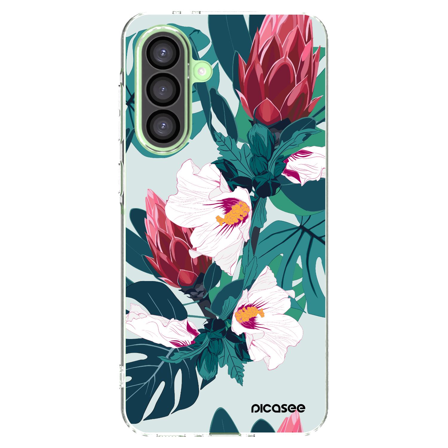 Picasee átlátszó szilikon tok az alábbi mobiltelefonokra Samsung Galaxy A26 5G A266B - Rhododendron