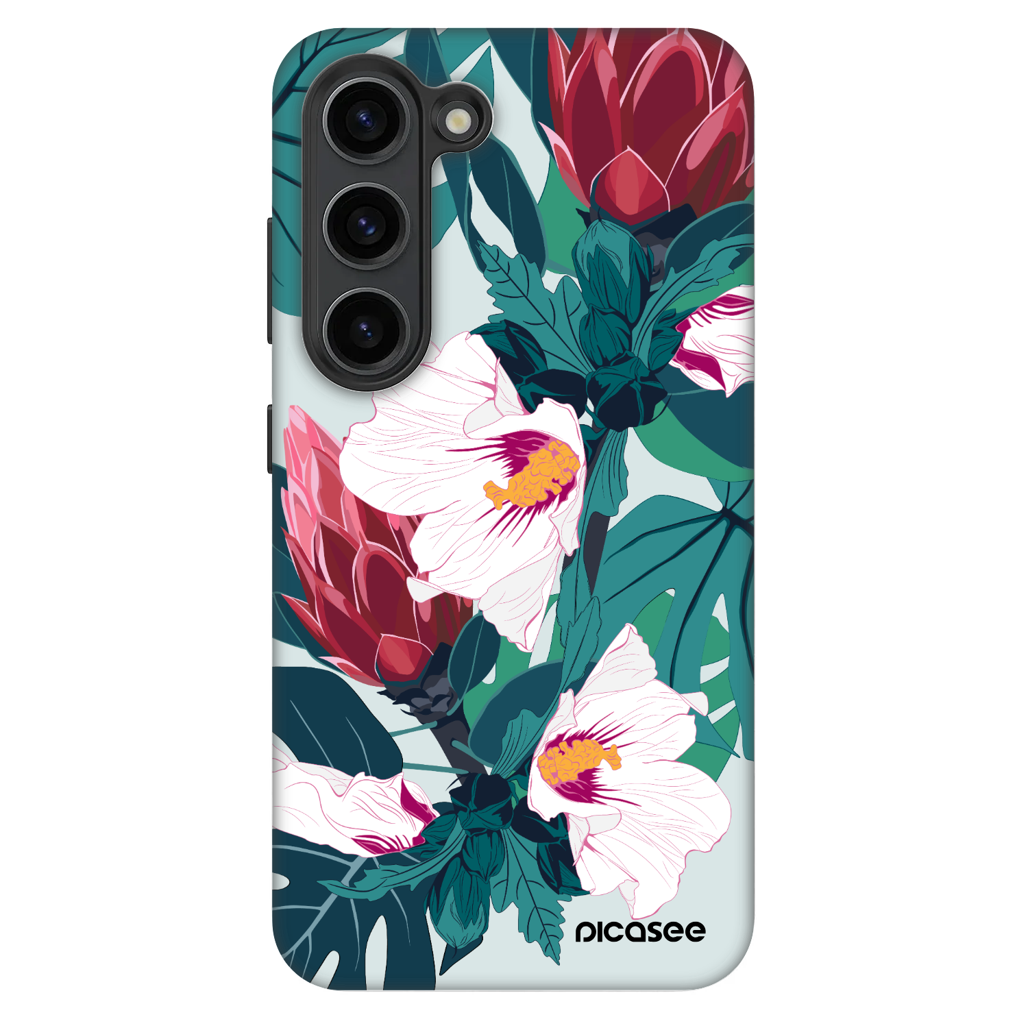 Picasee Fashion Case Samsung Galaxy S23 5G - Rhododendron
