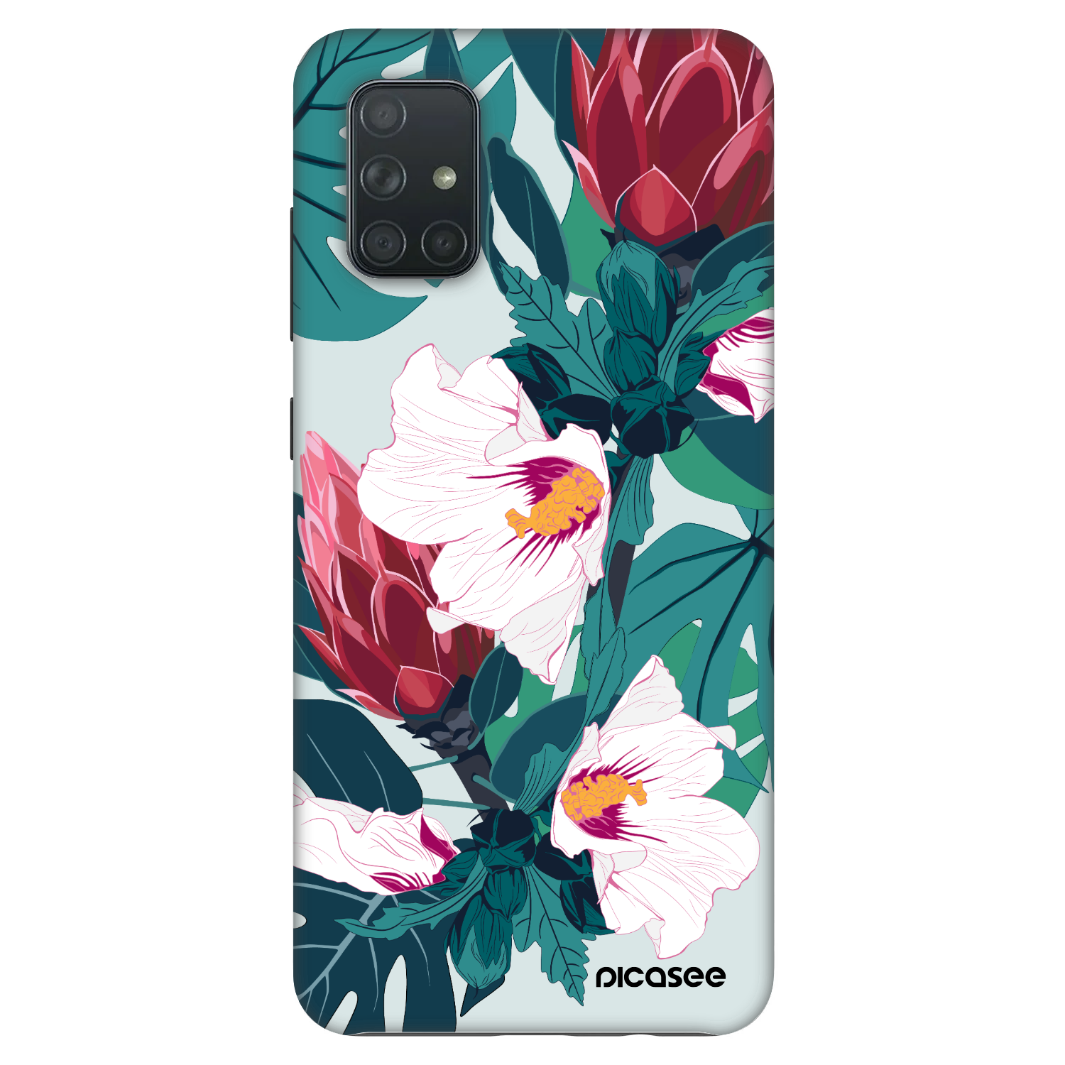 Picasee Fashion Case Samsung Galaxy A71 A715F - Rhododendron