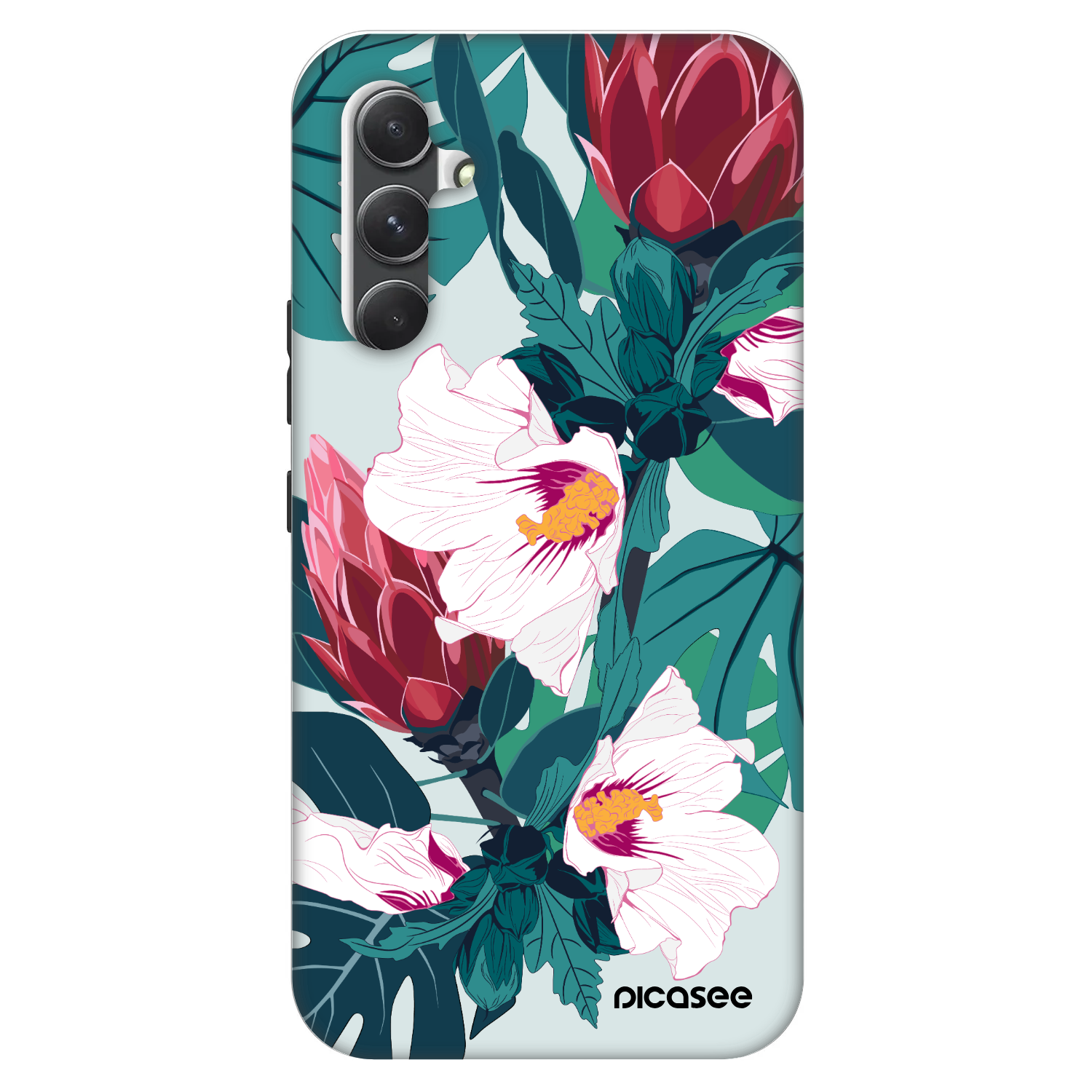 Picasee Fashion Case Samsung Galaxy A34 5G A346B - Rhododendron