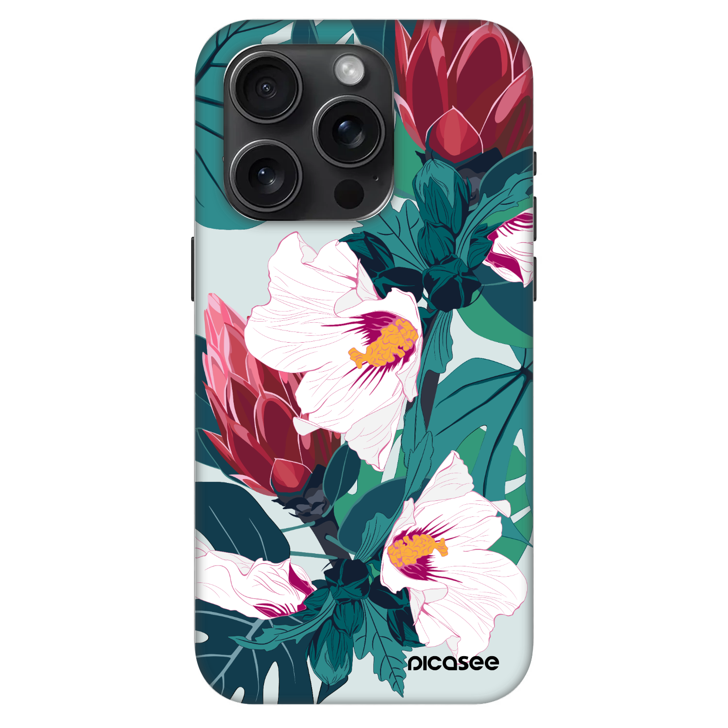 Picasee Fashion Case MagSafe Apple iPhone 15 Pro - Rhododendron