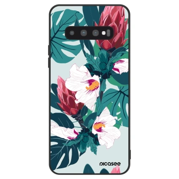 Szilikon tok erre a típusra Samsung Galaxy S10 G973 - Rhododendron