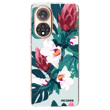 Picasee átlátszó szilikon tok az alábbi mobiltelefonokra Honor 50 5G - Rhododendron