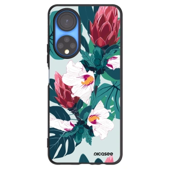 Picasee fekete szilikon tok az alábbi mobiltelefonokra Honor X7 - Rhododendron