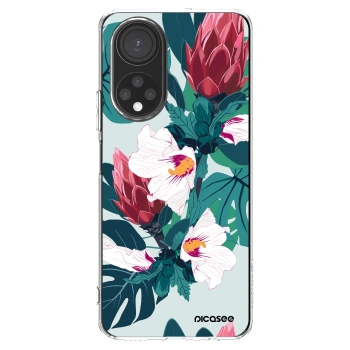 Picasee átlátszó szilikon tok az alábbi mobiltelefonokra Honor X7 - Rhododendron