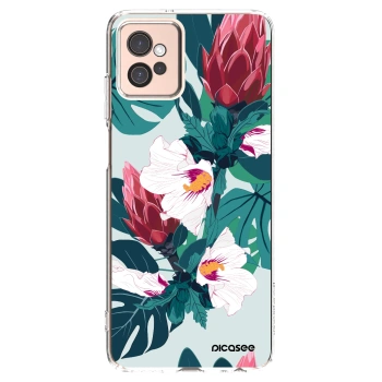 Picasee átlátszó szilikon tok az alábbi mobiltelefonokra Motorola Moto G32 - Rhododendron