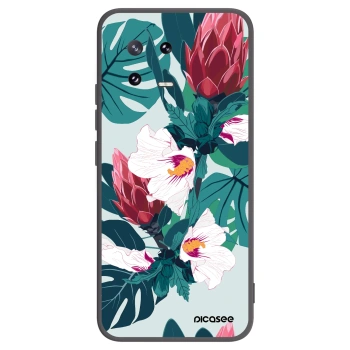 Picasee fekete szilikon tok az alábbi mobiltelefonokra Xiaomi 13 Pro - Rhododendron