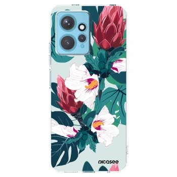 Picasee átlátszó szilikon tok az alábbi mobiltelefonokra Xiaomi Redmi Note 12 4G - Rhododendron