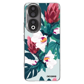 Picasee átlátszó szilikon tok az alábbi mobiltelefonokra Honor 90 5G - Rhododendron