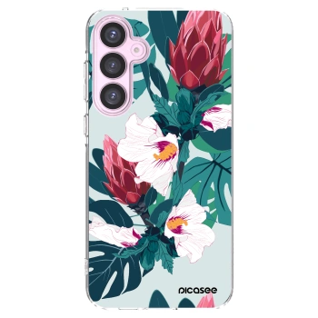 Picasee átlátszó szilikon tok az alábbi mobiltelefonokra Samsung Galaxy A55 5G A556B - Rhododendron