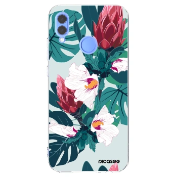Picasee átlátszó szilikon tok az alábbi mobiltelefonokra Honor 10 Lite - Rhododendron