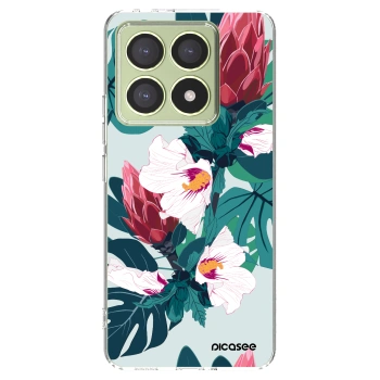 Picasee átlátszó szilikon tok az alábbi mobiltelefonokra Xiaomi 14T - Rhododendron
