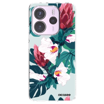 Picasee átlátszó szilikon tok az alábbi mobiltelefonokra Xiaomi Redmi Note 14 4G - Rhododendron