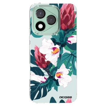 Picasee átlátszó szilikon tok az alábbi mobiltelefonokra Honor 400 Lite 5G - Rhododendron