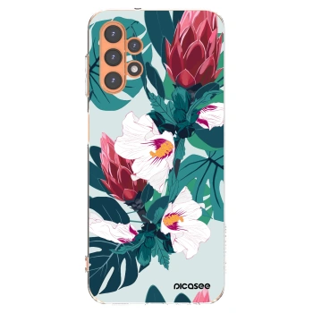 Picasee átlátszó szilikon tok az alábbi mobiltelefonokra Samsung Galaxy A13 5G - Rhododendron