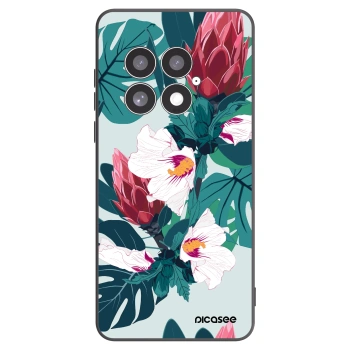 Picasee fekete szilikon tok az alábbi mobiltelefonokra OnePlus 13 5G - Rhododendron