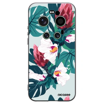 Picasee fekete szilikon tok az alábbi mobiltelefonokra Xiaomi 17 Ultra - Rhododendron
