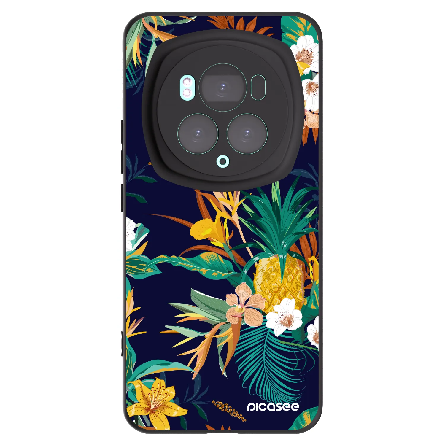 Picasee fekete szilikon tok az alábbi mobiltelefonokra Honor Magic6 Pro - Pineapple Color