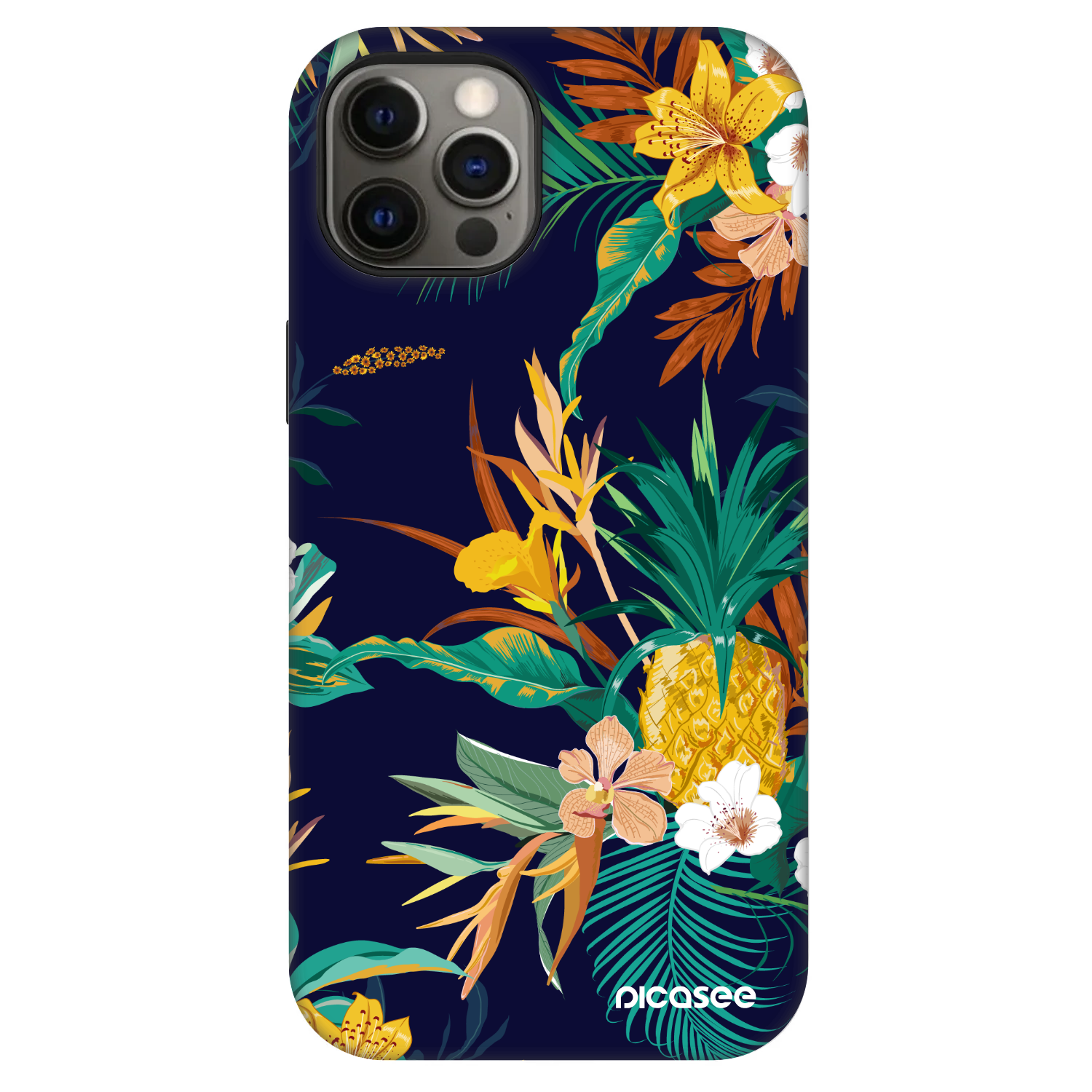 Picasee Fashion Case MagSafe Apple iPhone 12 - Pineapple Color