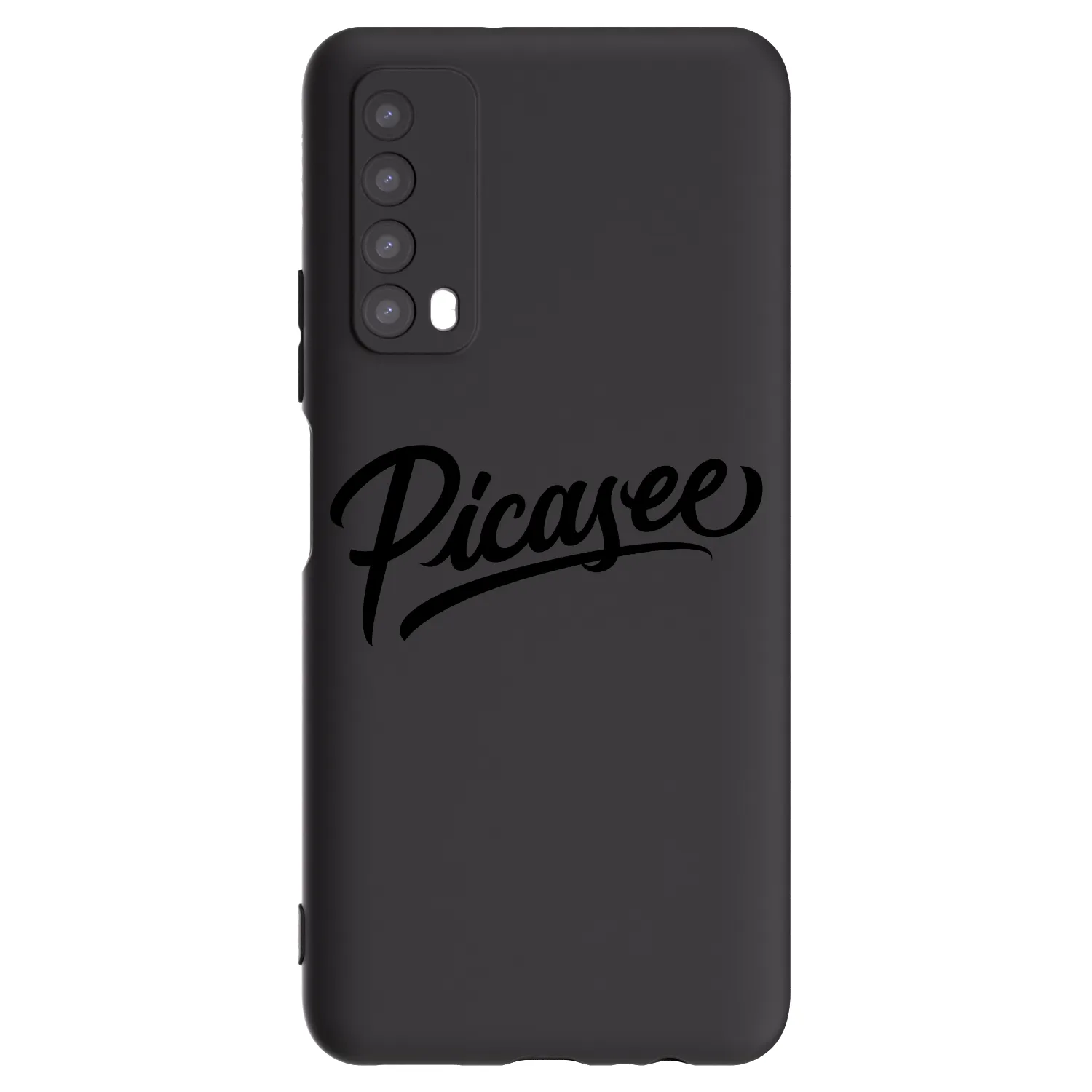 Picasee fekete szilikon tok az alábbi mobiltelefonokra Huawei P Smart 2021 - Picasee - old logo - black