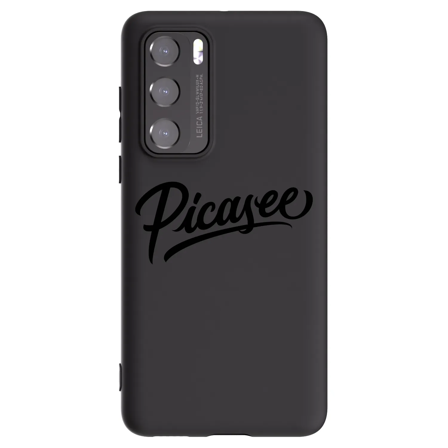 Picasee fekete szilikon tok az alábbi mobiltelefonokra Huawei P40 - Picasee - old logo - black
