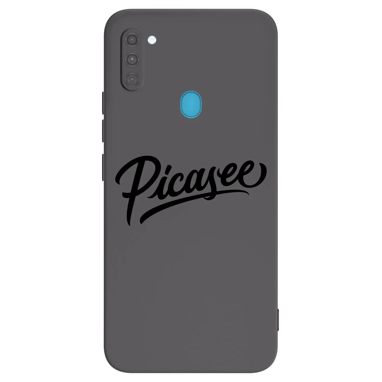 Picasee fekete szilikon tok az alábbi mobiltelefonokra Samsung Galaxy M11 - Picasee - old logo - black
