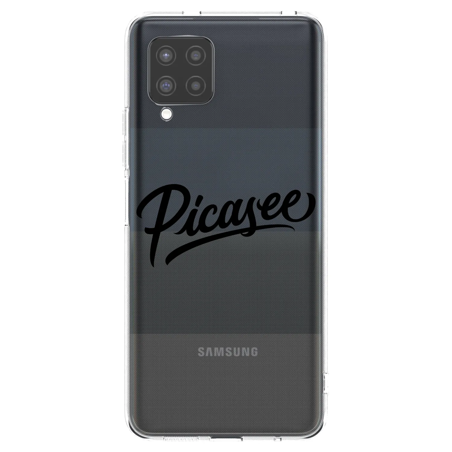 Picasee átlátszó szilikon tok az alábbi mobiltelefonokra Samsung Galaxy A42 A426B - Picasee - old logo - black