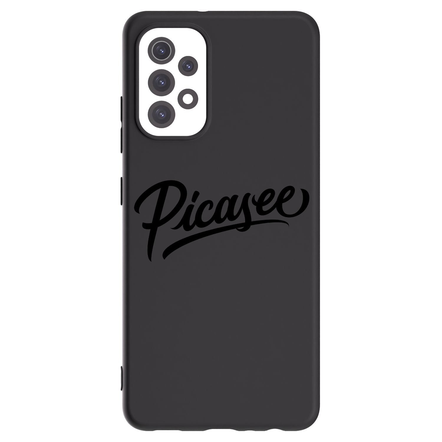Picasee fekete szilikon tok az alábbi mobiltelefonokra Samsung Galaxy A32 5G A326B - Picasee - old logo - black