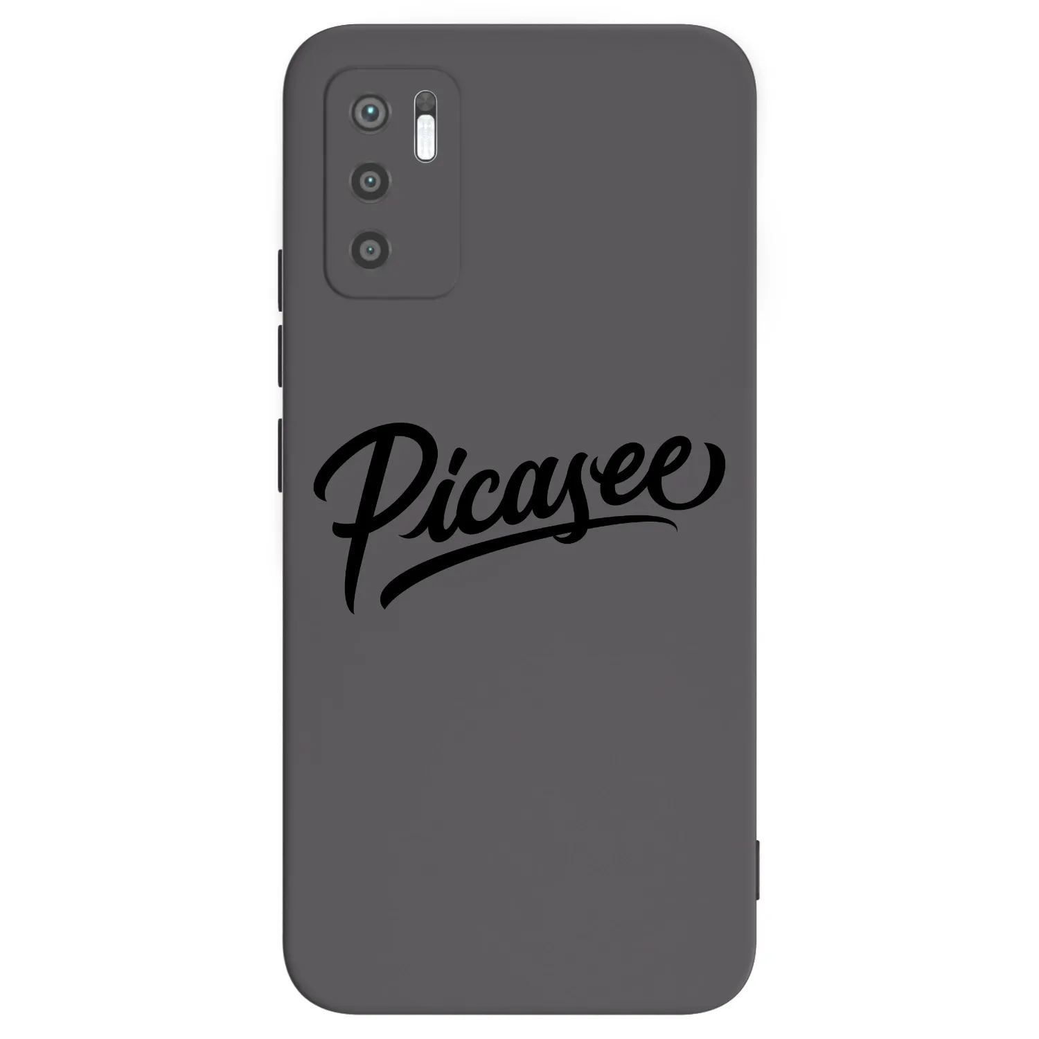 Picasee fekete szilikon tok az alábbi mobiltelefonokra Xiaomi Redmi Note 10 5G - Picasee - old logo - black