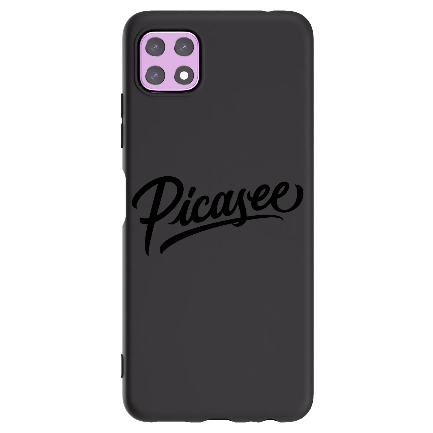 Picasee fekete szilikon tok az alábbi mobiltelefonokra Samsung Galaxy A22 A226B 5G - Picasee - old logo - black