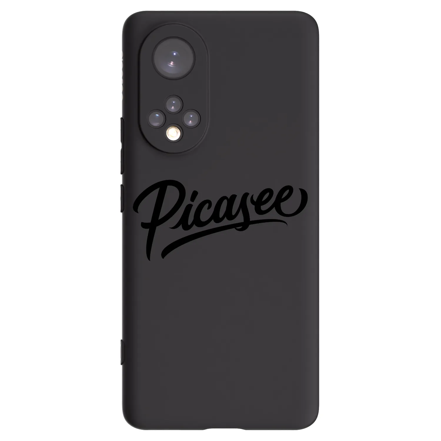 Picasee fekete szilikon tok az alábbi mobiltelefonokra Honor 50 5G - Picasee - old logo - black