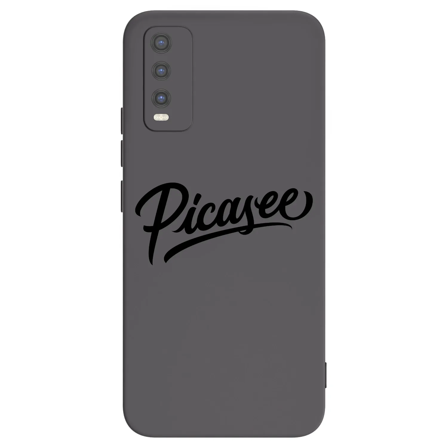 Picasee fekete szilikon tok az alábbi mobiltelefonokra Vivo Y20s - Picasee - old logo - black