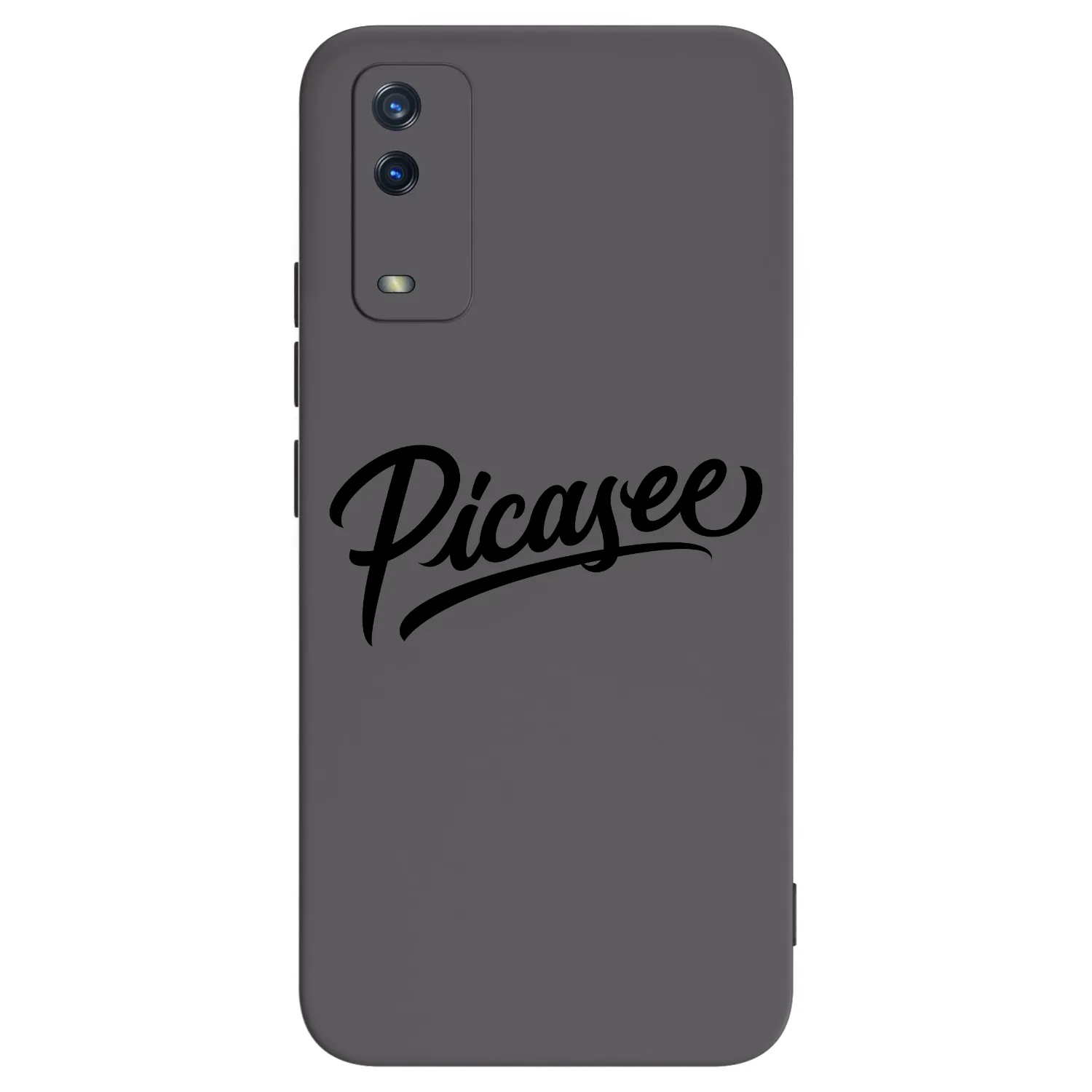 Picasee fekete szilikon tok az alábbi mobiltelefonokra Vivo Y11s - Picasee - old logo - black