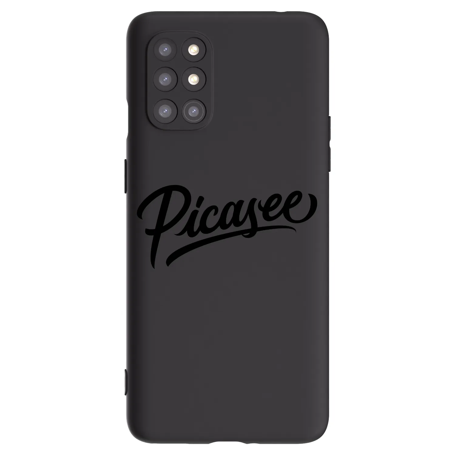Picasee fekete szilikon tok az alábbi mobiltelefonokra OnePlus 8T - Picasee - old logo - black