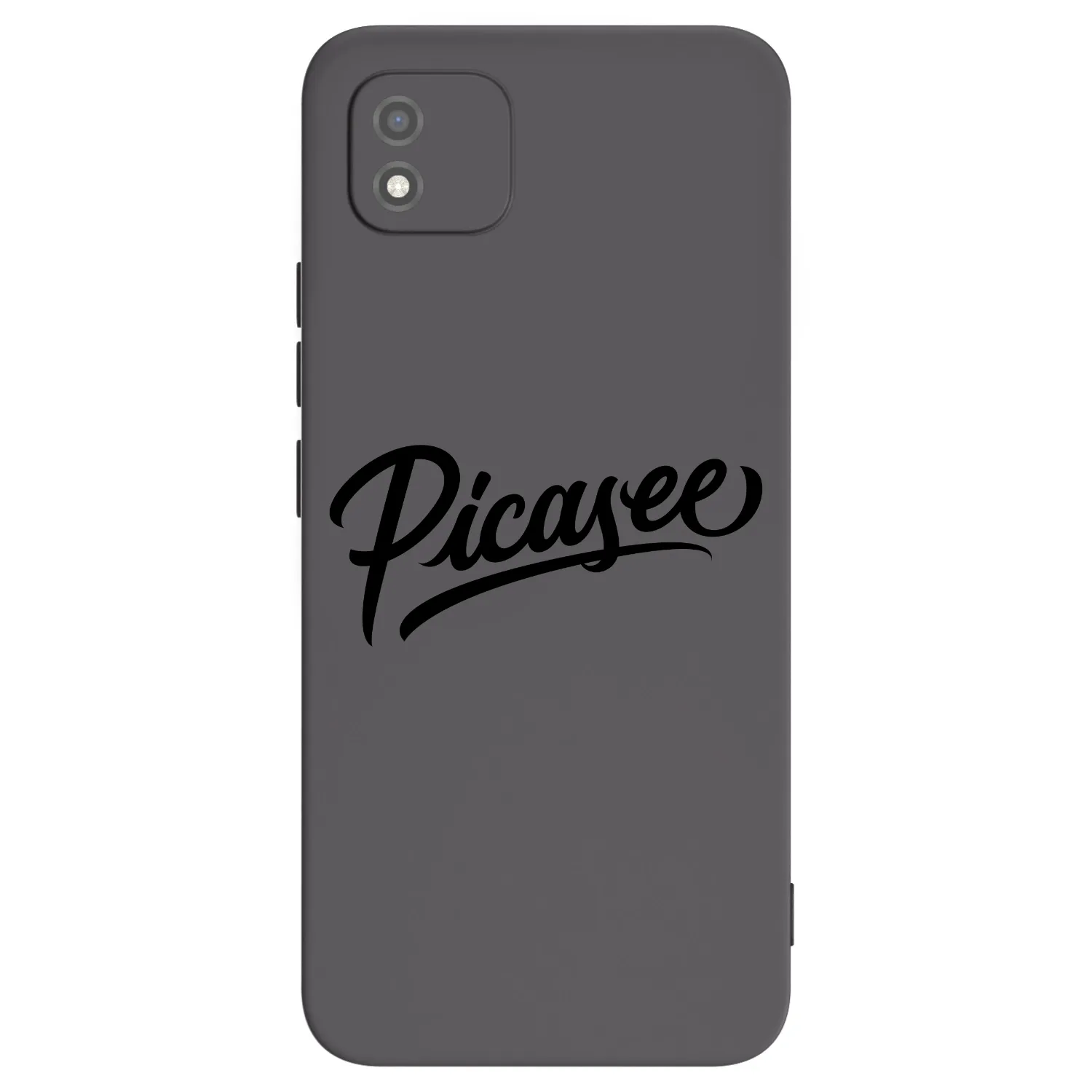 Picasee fekete szilikon tok az alábbi mobiltelefonokra Realme C11 (2021) - Picasee - old logo - black