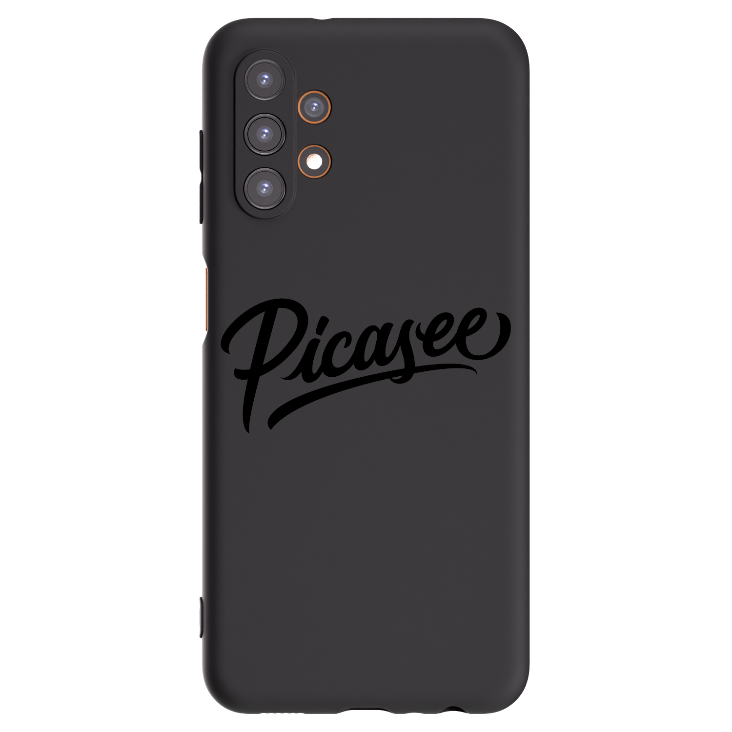 Picasee fekete szilikon tok az alábbi mobiltelefonokra Samsung Galaxy A13 4G A135 - Picasee - old logo - black