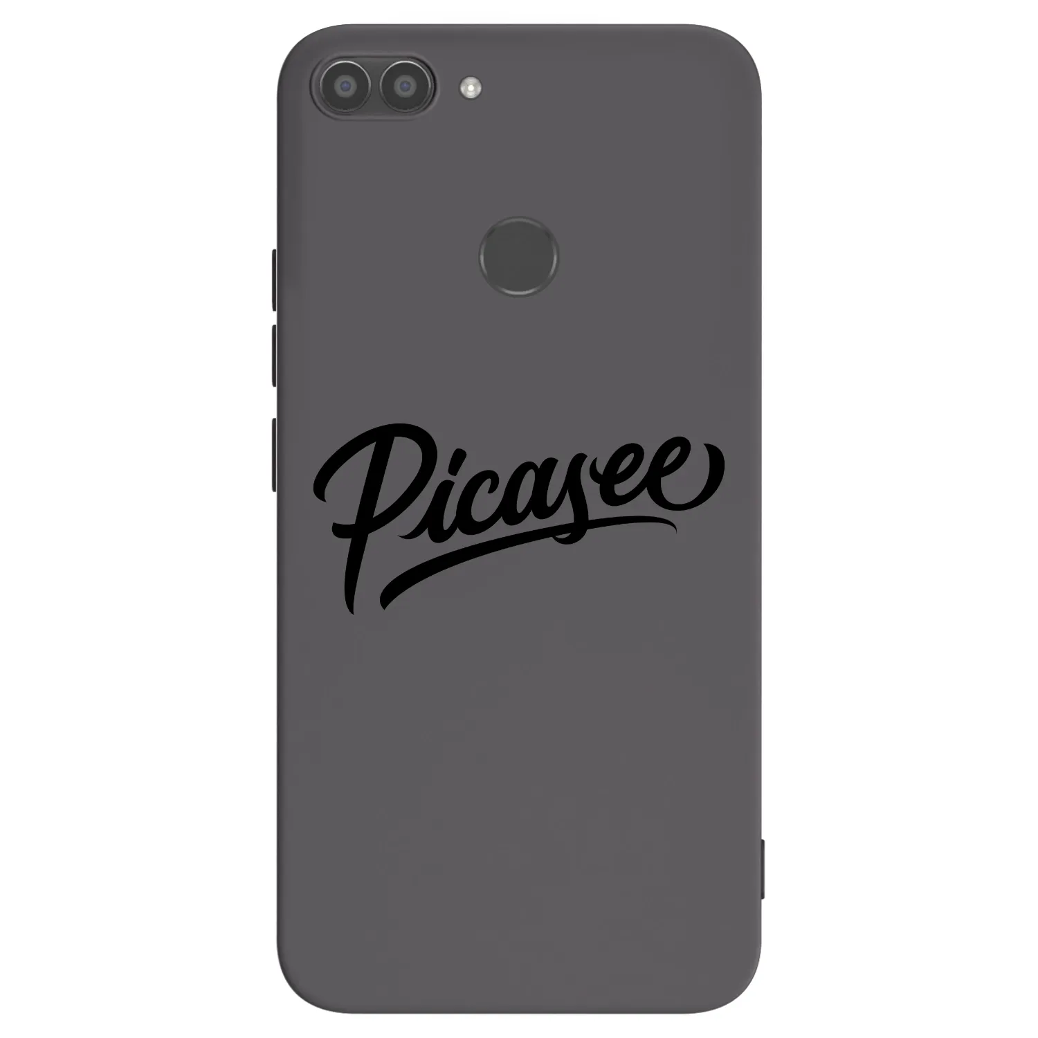 Picasee fekete szilikon tok az alábbi mobiltelefonokra Huawei P Smart - Picasee - old logo - black