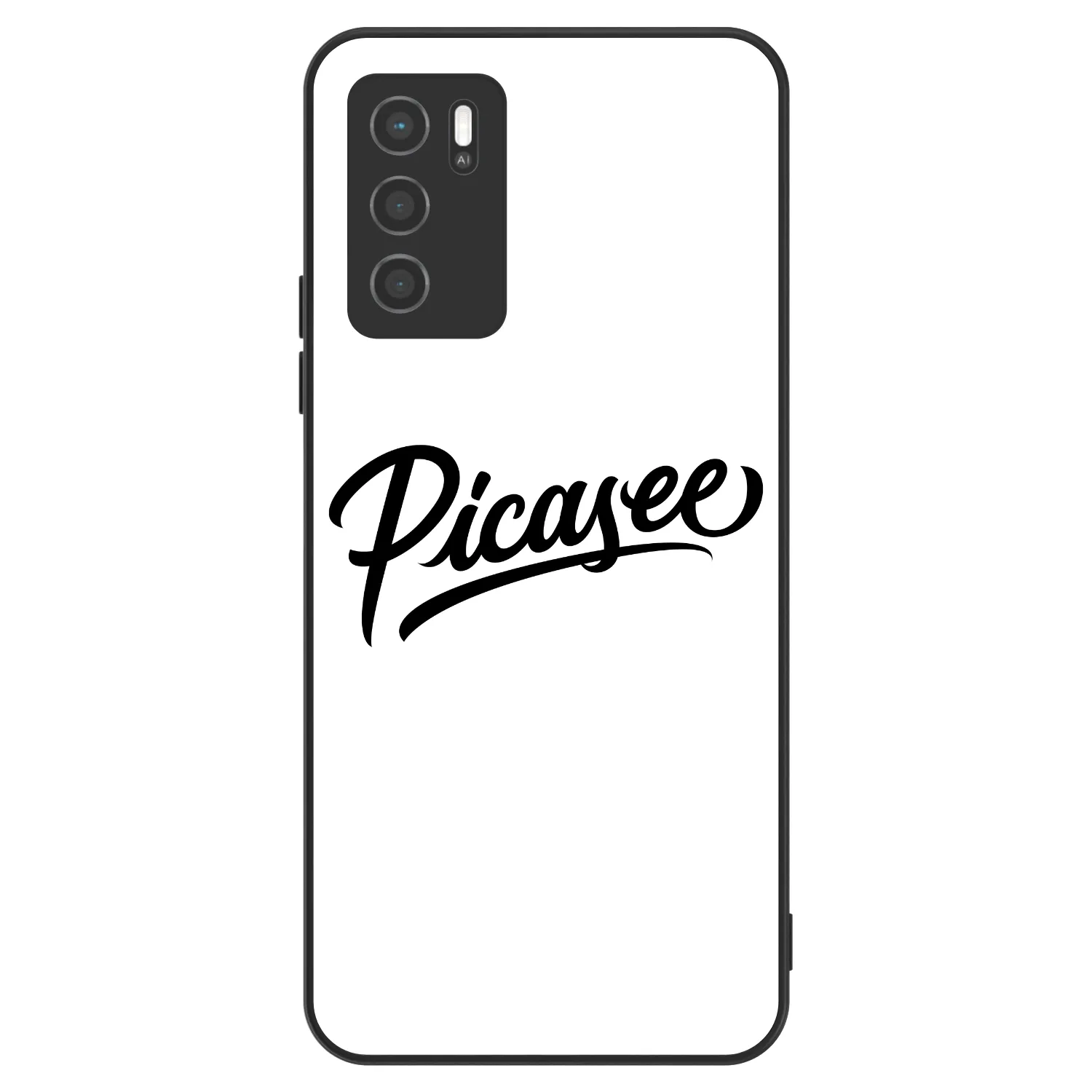 Picasee ULTIMATE CASE OPPO A16s - készülékre - Picasee - old logo - black