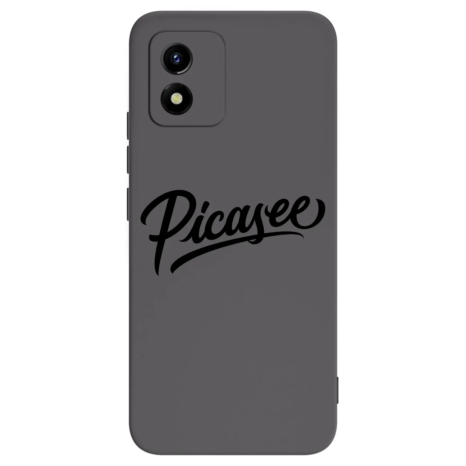 Picasee fekete szilikon tok az alábbi mobiltelefonokra Vivo Y01 - Picasee - old logo - black