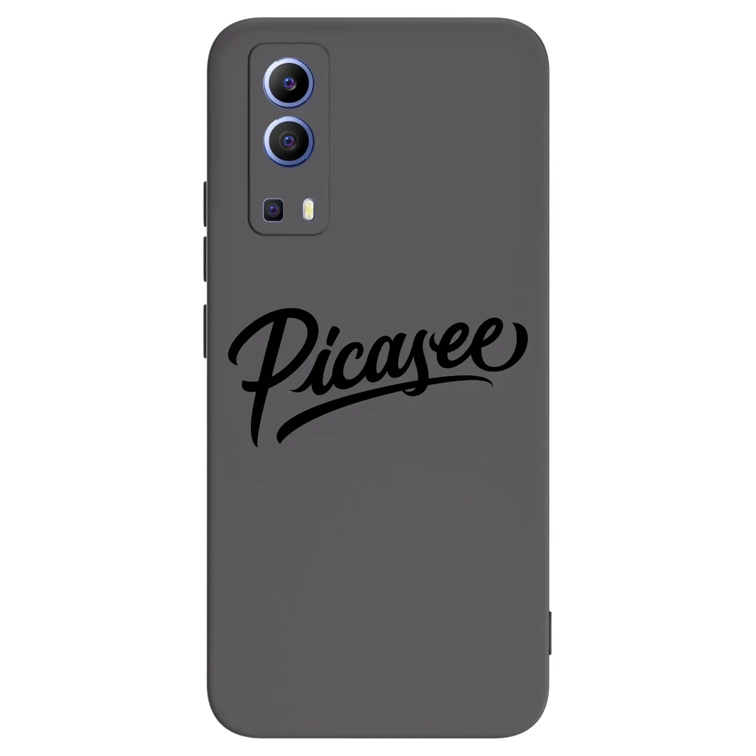 Picasee fekete szilikon tok az alábbi mobiltelefonokra Vivo Y52 5G - Picasee - old logo - black