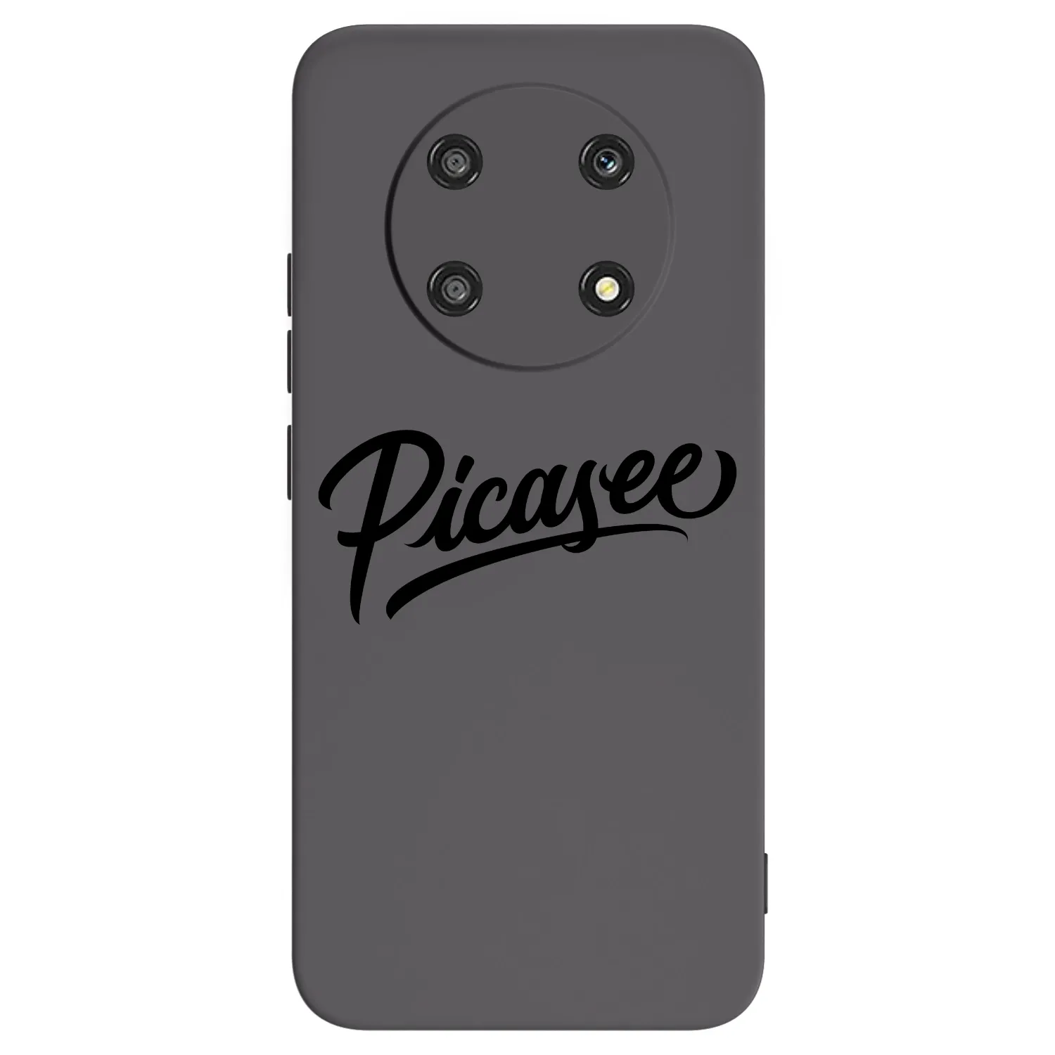 Picasee fekete szilikon tok az alábbi mobiltelefonokra Honor Magic4 Lite 5G - Picasee - old logo - black