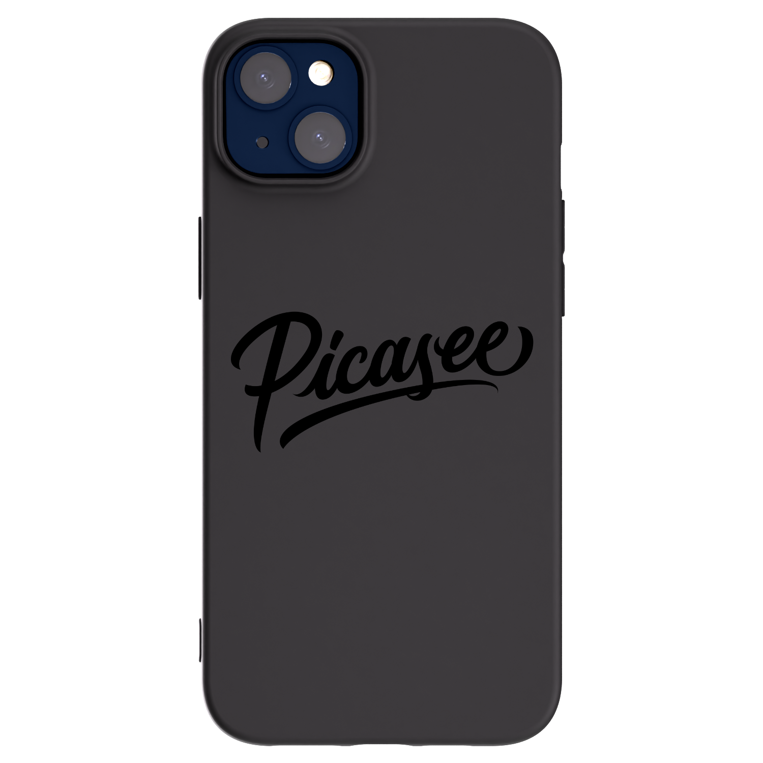 Picasee fekete szilikon tok az alábbi mobiltelefonokra Apple iPhone 14 Plus - Picasee - old logo - black